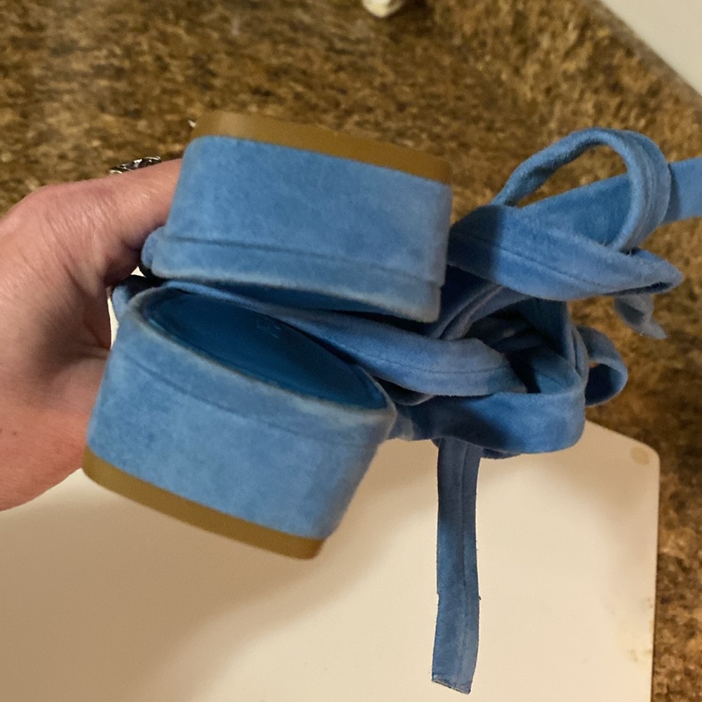 Vince Azure Ankle Wrap Sandals - Picture 8 of 10